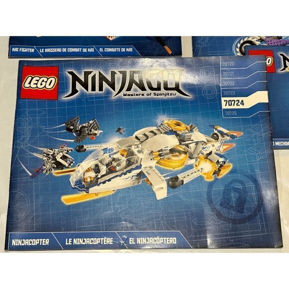 Lego Ninjago Manuals only 70721 & 70724 & 70725/1 & 70725/2 Very Good - Picture 2 of 5
